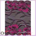 Charming black and purple lace baju kurung designs